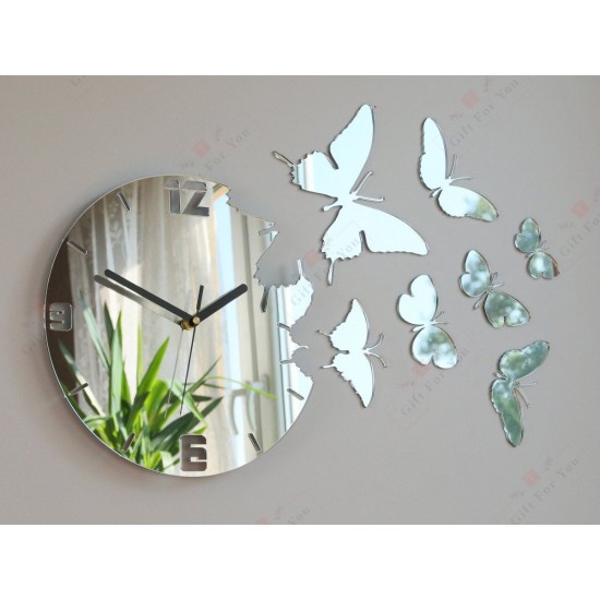 Butterfly Wall Clock