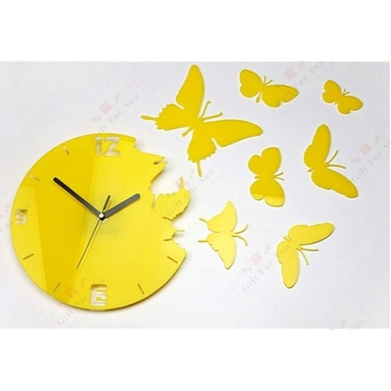 Butterfly Wall Clock