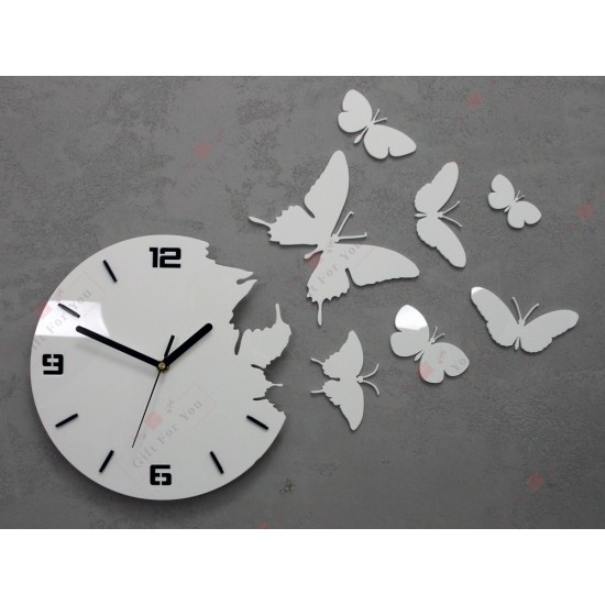 Butterfly Wall Clock