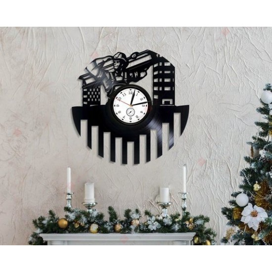 Construction Wall Clock