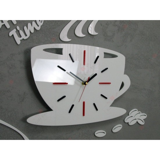 Cup of Coffee Wall Clock