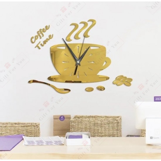 Cup of Coffee Wall Clock