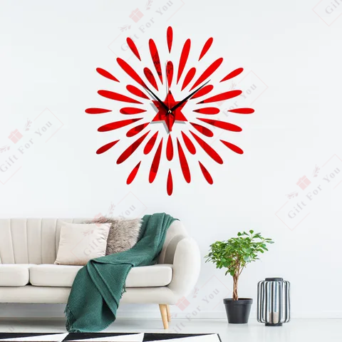 Firework Ambiance Wall Clock Firework Ambiance Wall Clock