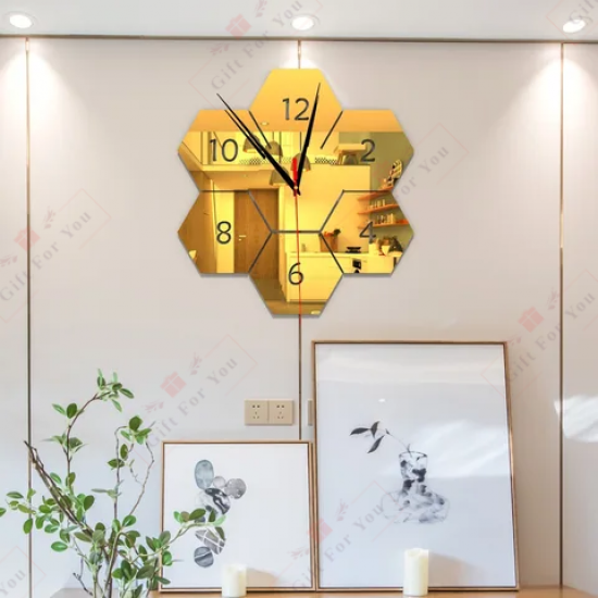 Hexagon Wall Clock