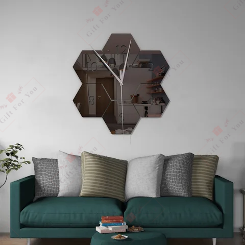 Hexagon Wall Clock Hexagon Wall Clock