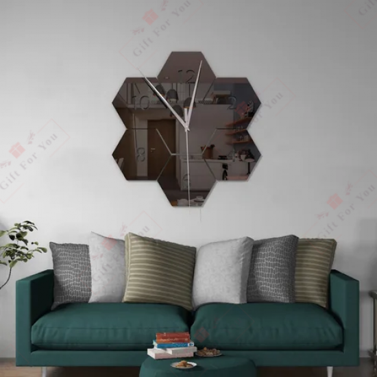 Hexagon Wall Clock