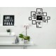 Multi Square Modern Wall Clock